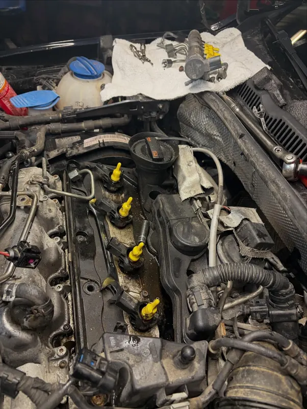 In the mk6 tdi’s VW knows about a fairly common problem but they claim it’s because the intercooler is “too” efficient and therefore causes condensation to build up in the intake system…this one came in with a no crank
